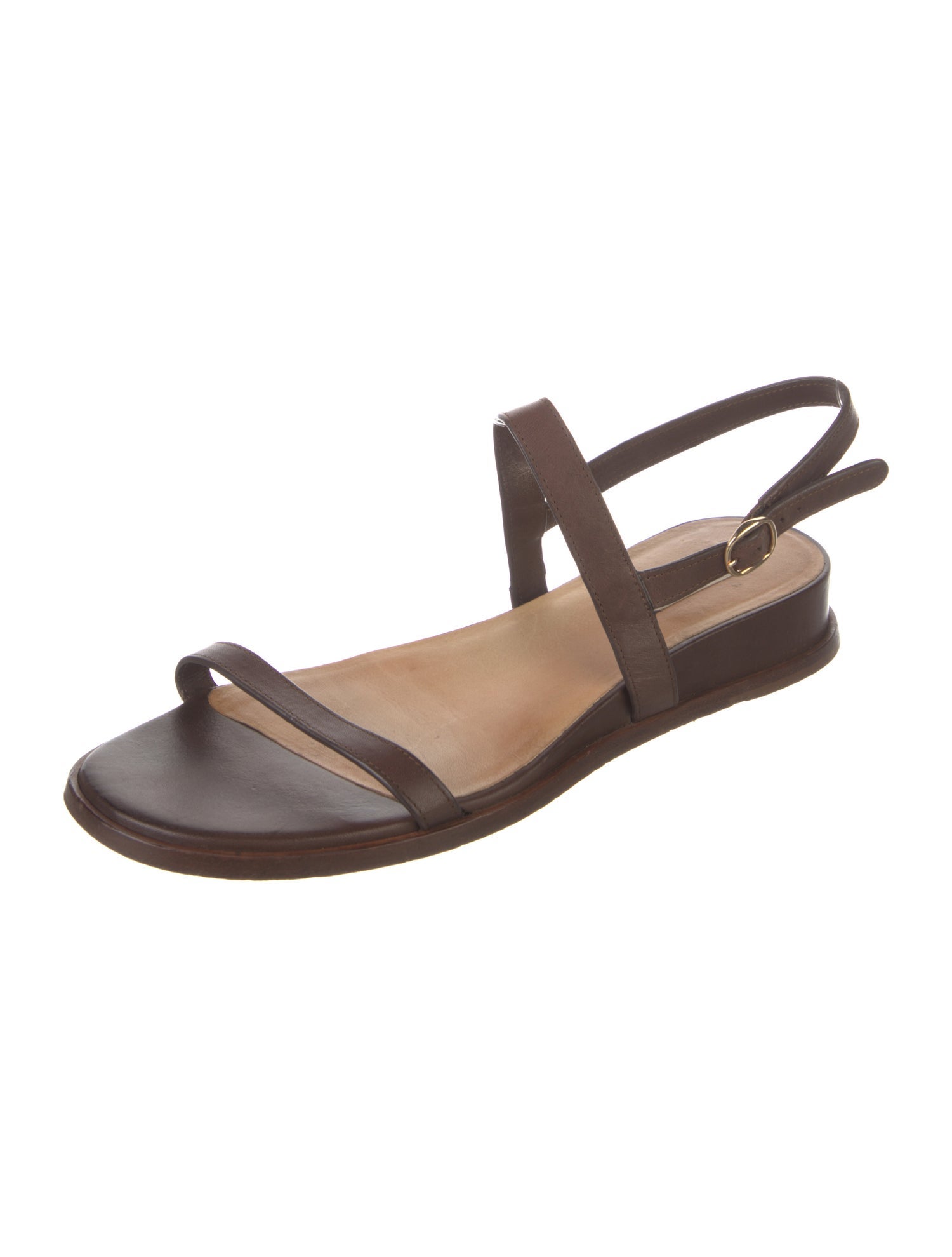 Gabriela Hearst Leather Slingback Sandals