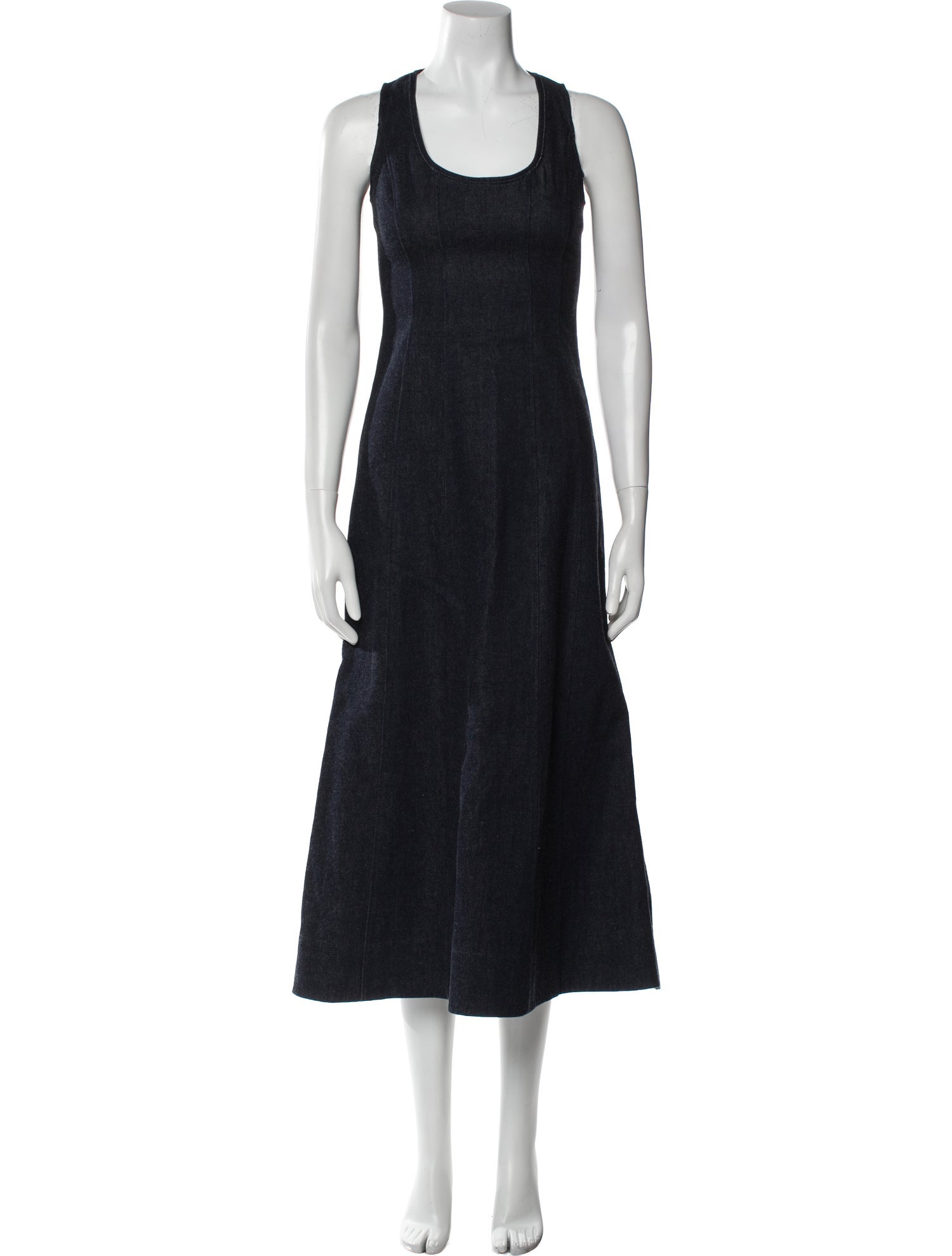 Gabriela Hearst Scoop Neck Long Dress