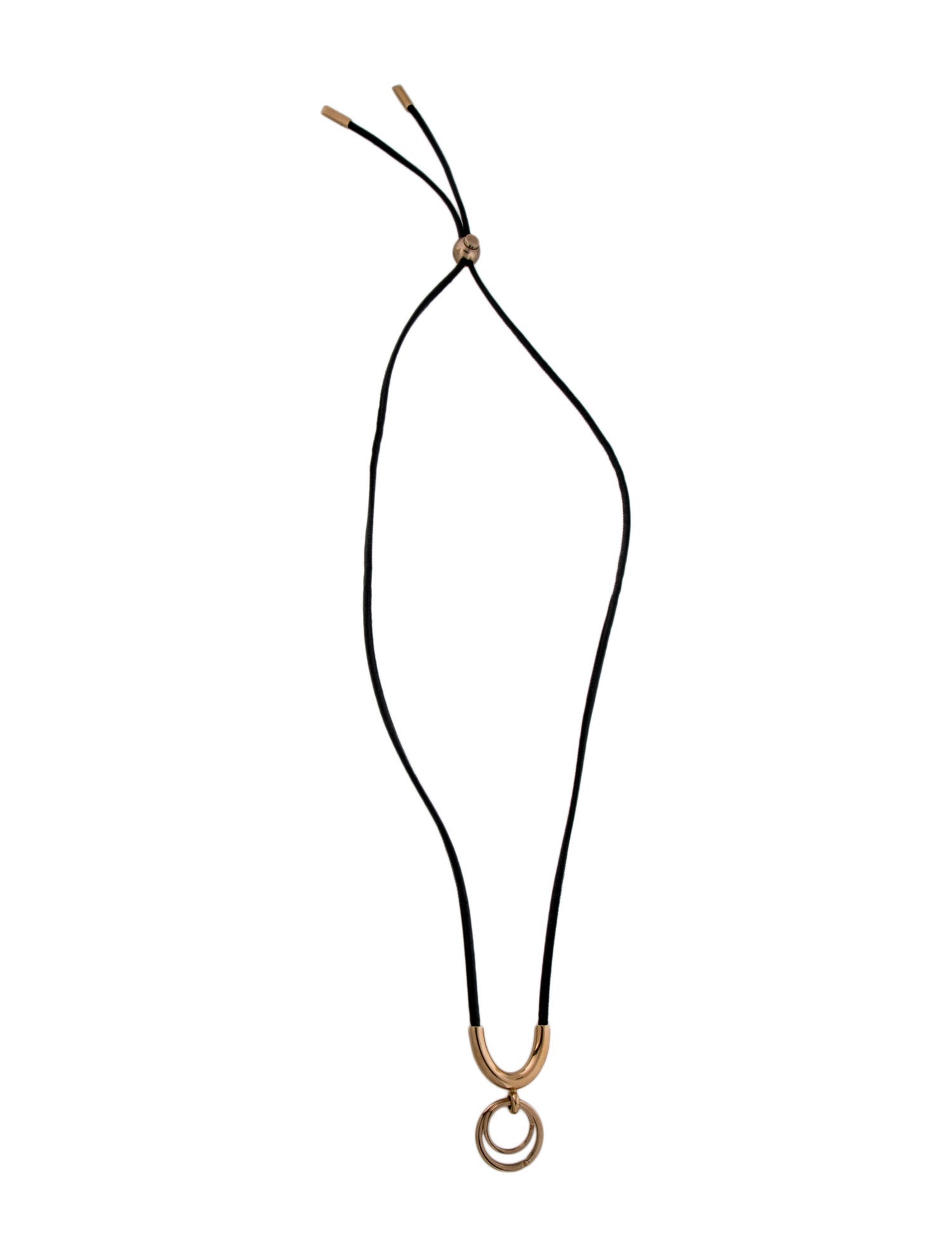 Gabriela Hearst Leather Justin Key Necklace