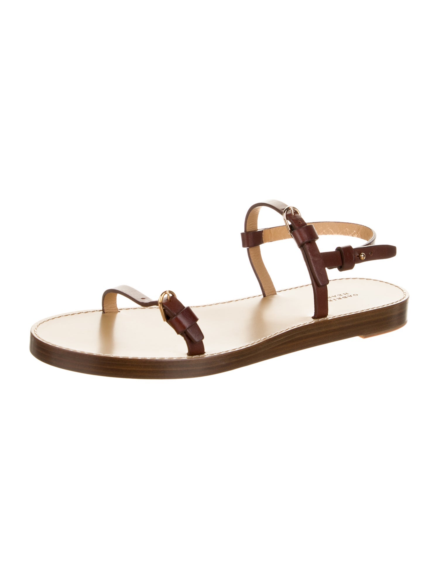 Gabriela Hearst Leather Gladiator Sandals