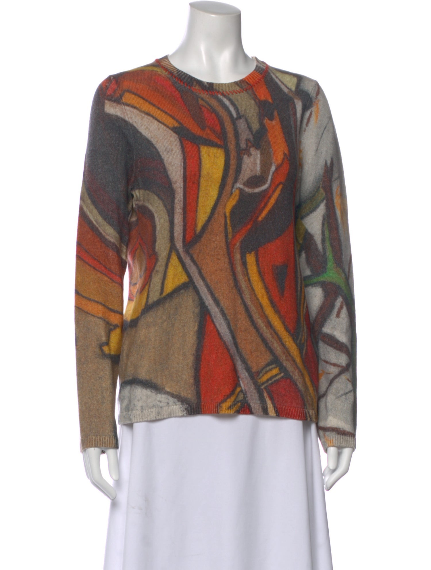 Gabriela Hearst Cashmere Printed Pullover