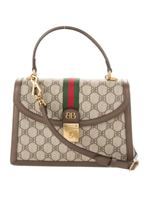 Gucci x Balenciaga The Hacker Project BB Supreme Web Top Handle Bag