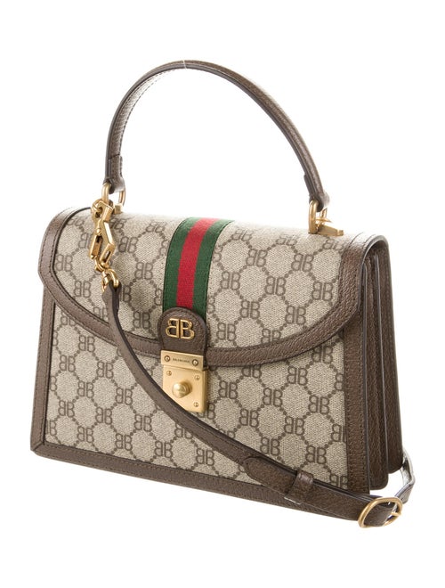 Gucci x Balenciaga The Hacker Project BB Supreme Web Top Handle Bag