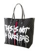 Gucci x Balenciaga BB Supreme Large The Hacker Project Graffiti Tote