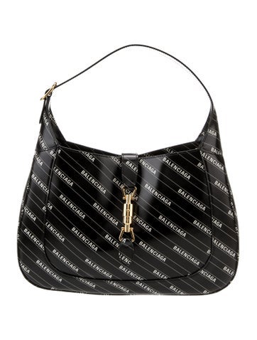 GUCCI x BALENCIAGA Hobos Leather The Hacker Project Medium Jackie 1961 Hobo