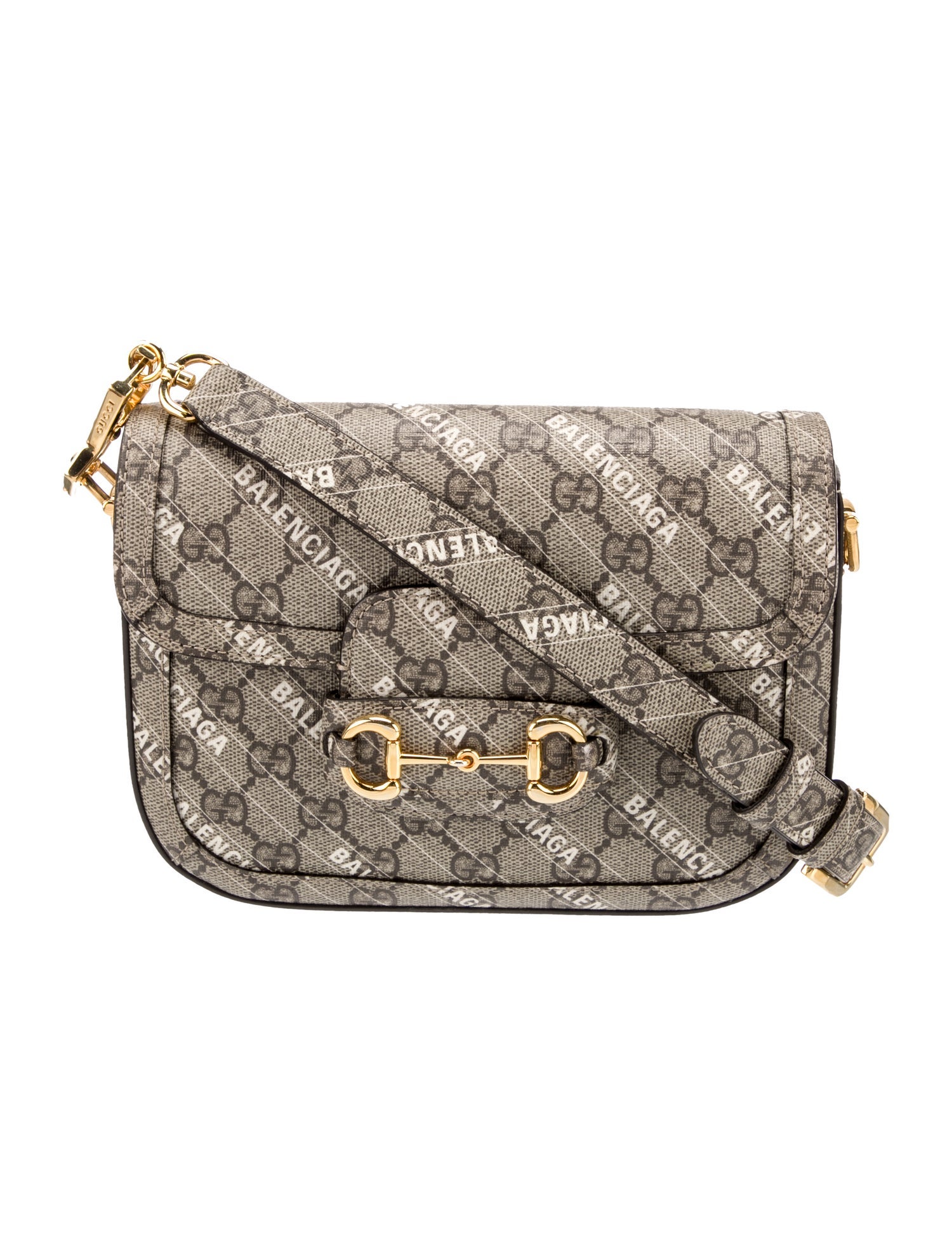 SALE☆稀少GUCCI & BALENCIAGA☆GGモノグラムホーボーバッグ Gucci x Balenciaga 