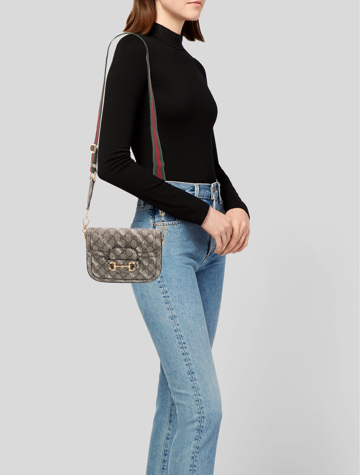 Gucci x Balenciaga GG Supreme Gucci Horsebit 19