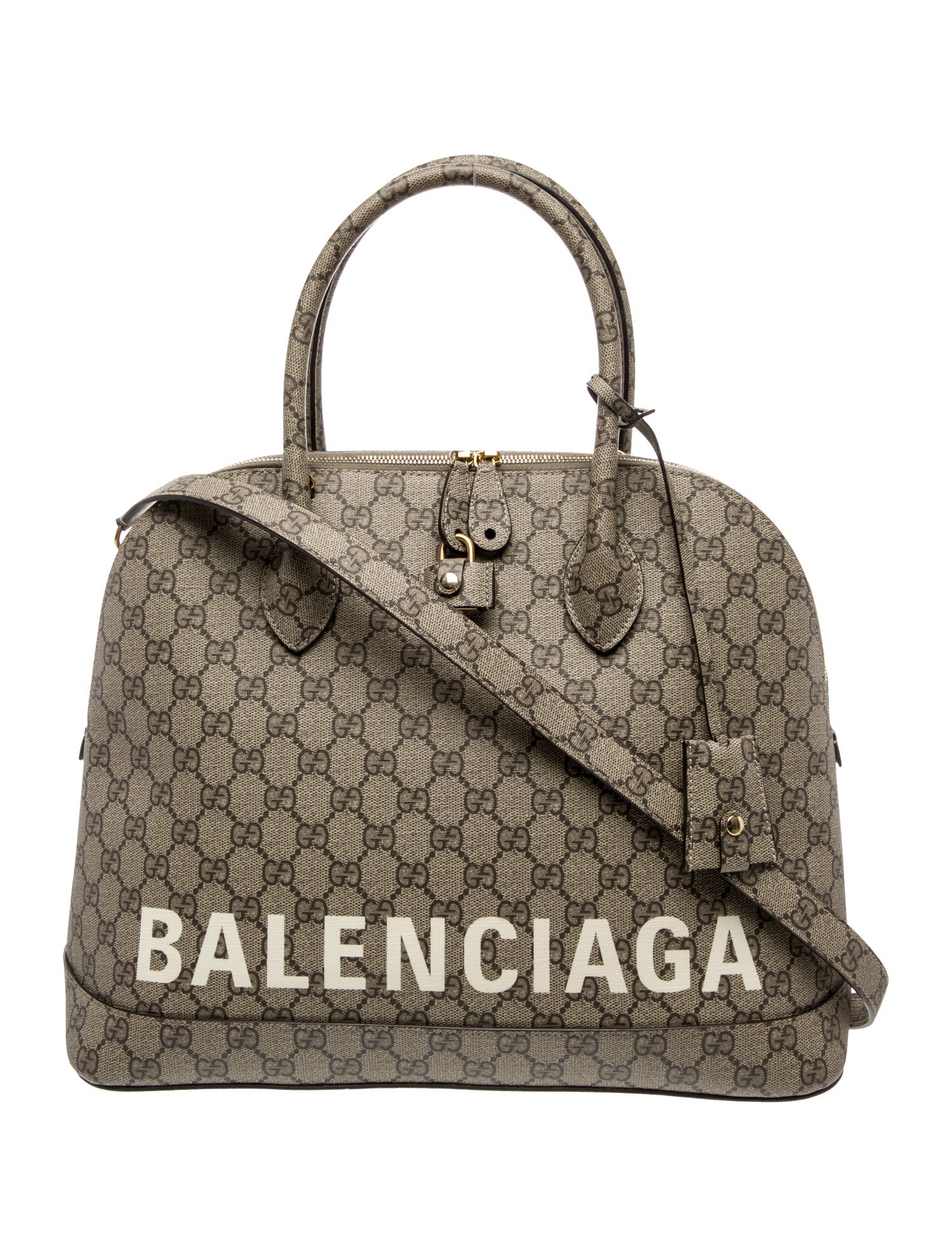 Gucci x Balenciaga GG Supreme Top Handle Bag