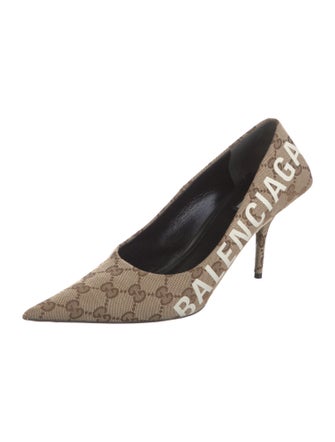 Gucci x Balenciaga GG Canvas Canvas Pumps
