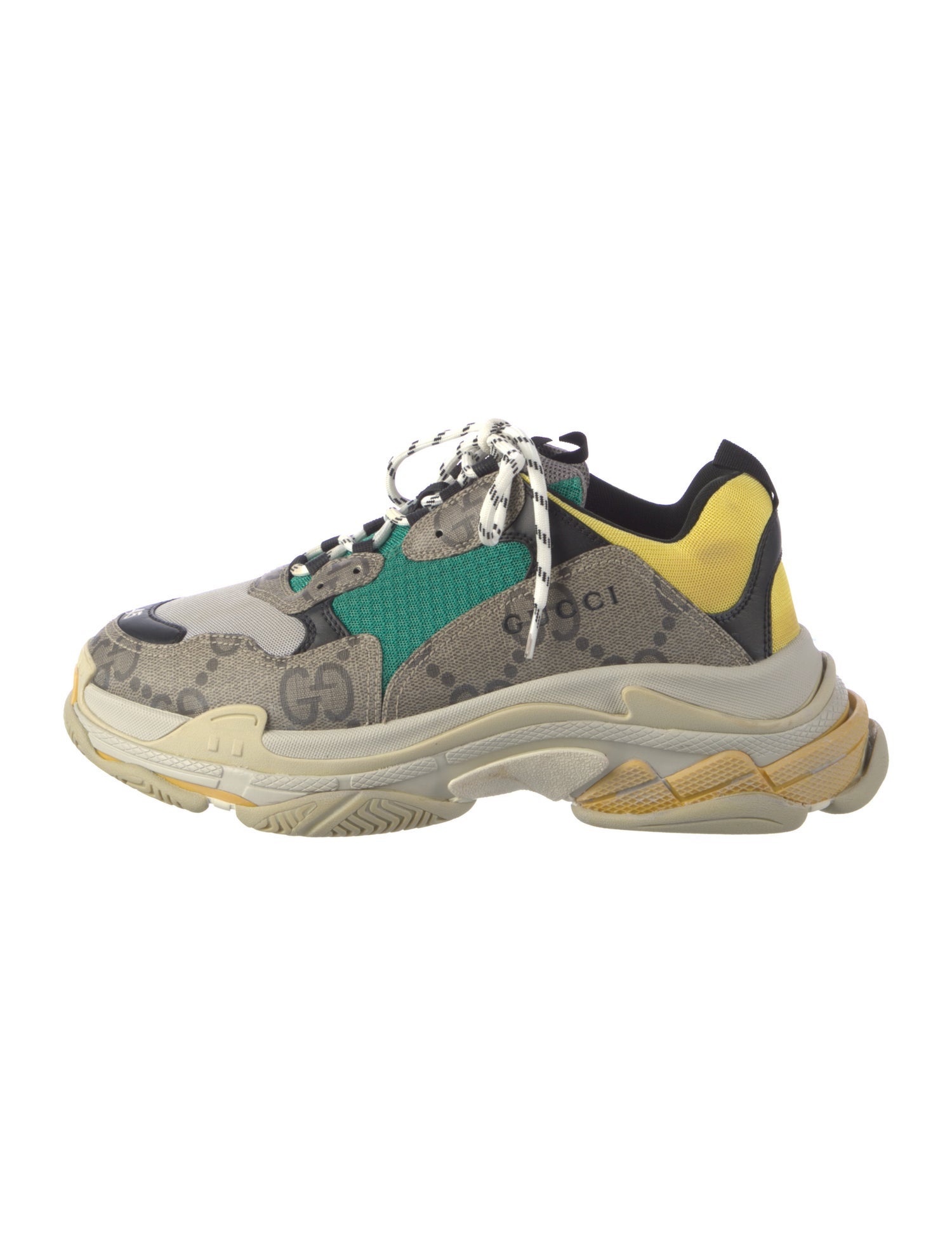 Gucci x Balenciaga The Hacker Project Triple S Chunky Sneakers