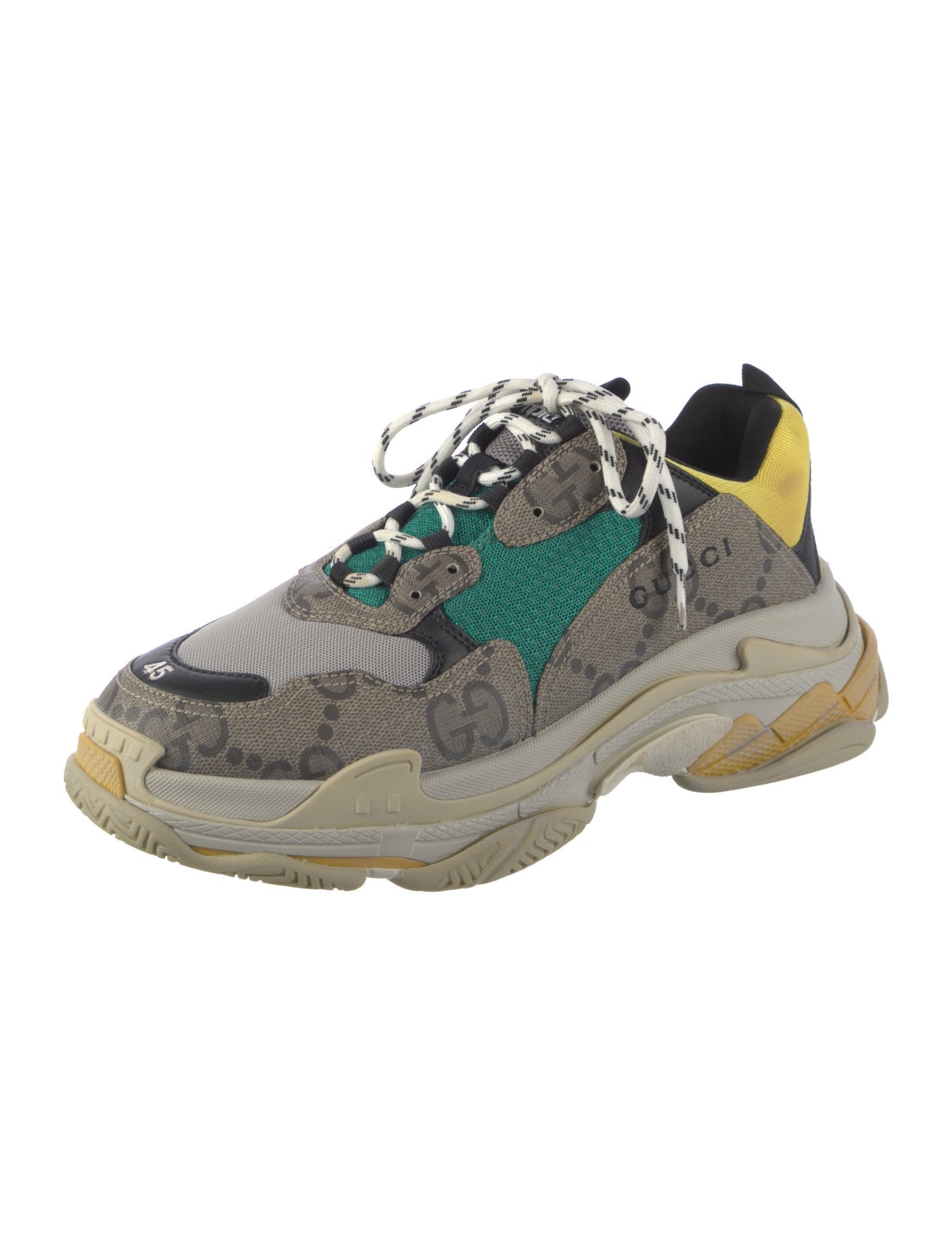 Gucci x Balenciaga The Hacker Project Triple S Chunky Sneakers