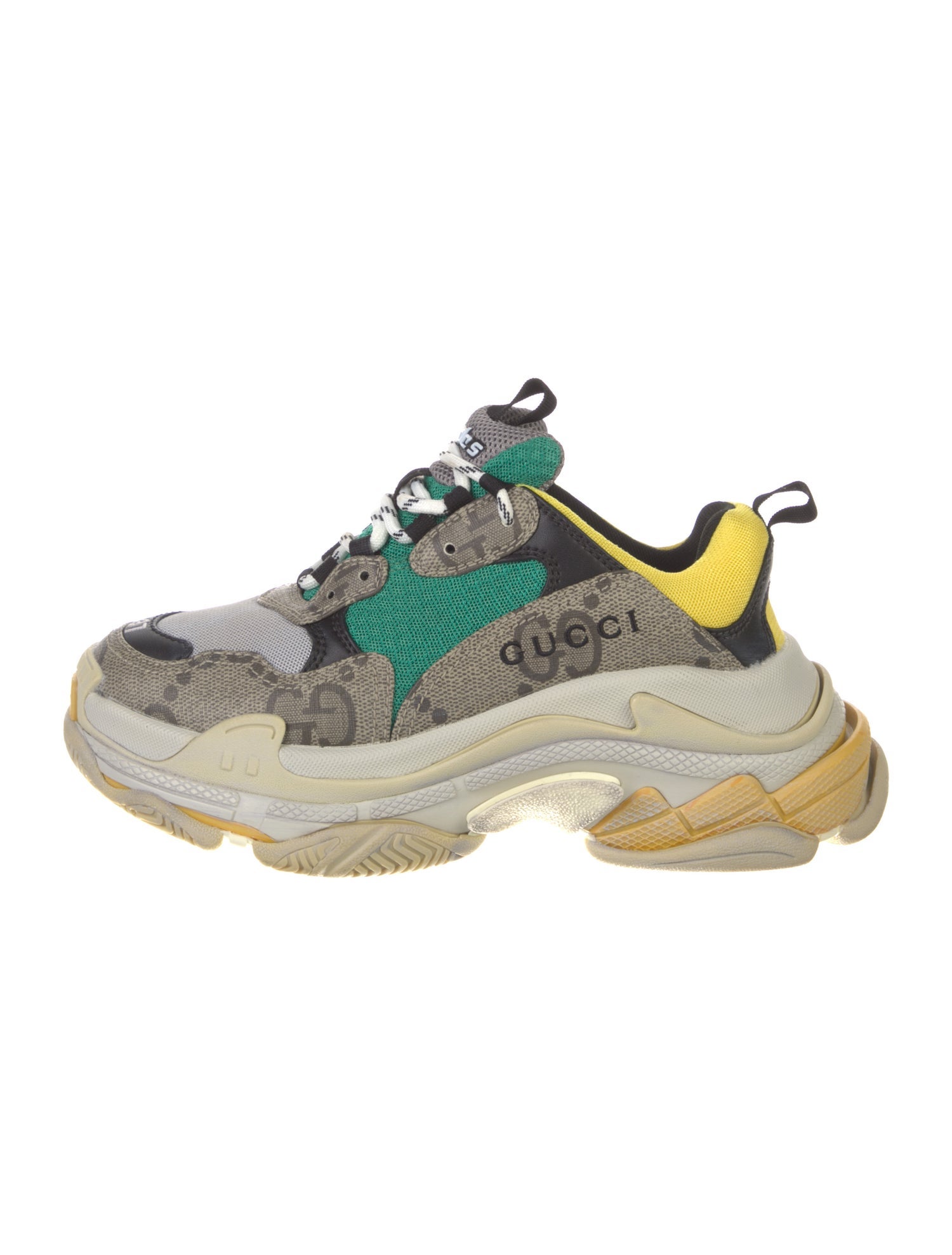 Gucci x Balenciaga 'The Hacker Project' Triple S Chunky Sneakers