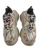 Gucci x Balenciaga Flora Print Leather Chunky Sneakers
