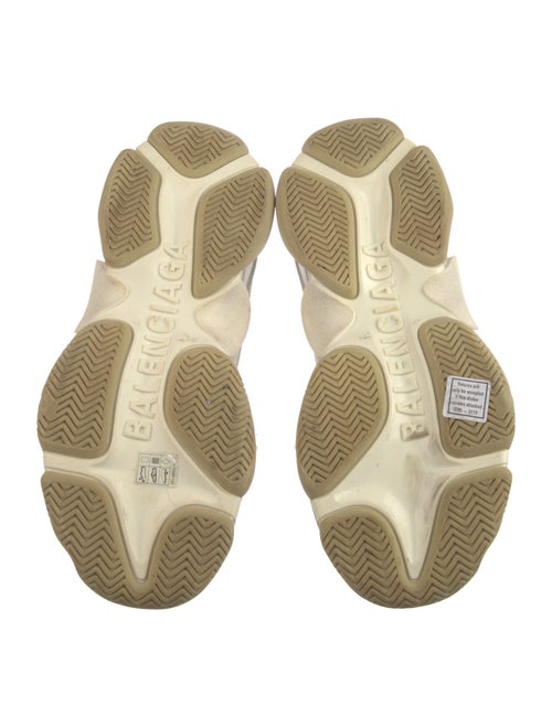 Gucci x Balenciaga Flora Print Leather Chunky Sneakers