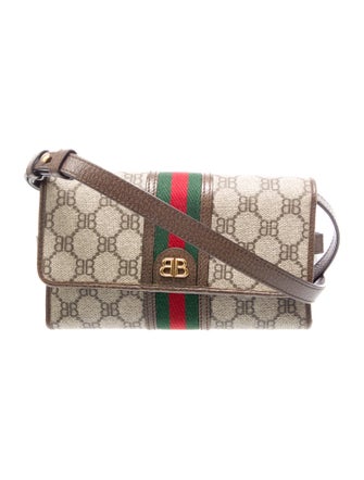 Gucci x Balenciaga Web Crossbody Bag 2022