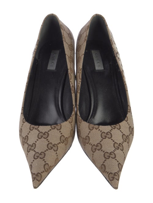 Gucci x Balenciaga The Hacker Project Knife GG Canvas Pumps