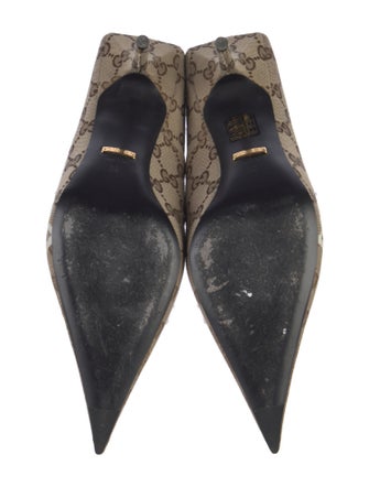 Gucci x Balenciaga The Hacker Project Knife GG Canvas Pumps