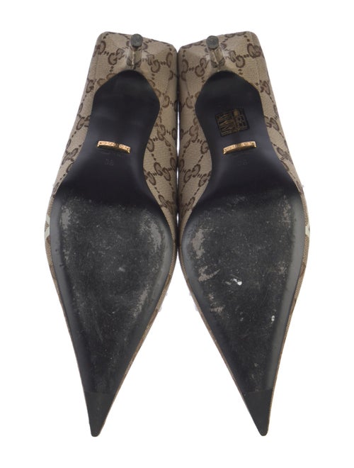 Gucci x Balenciaga The Hacker Project Knife GG Canvas Pumps