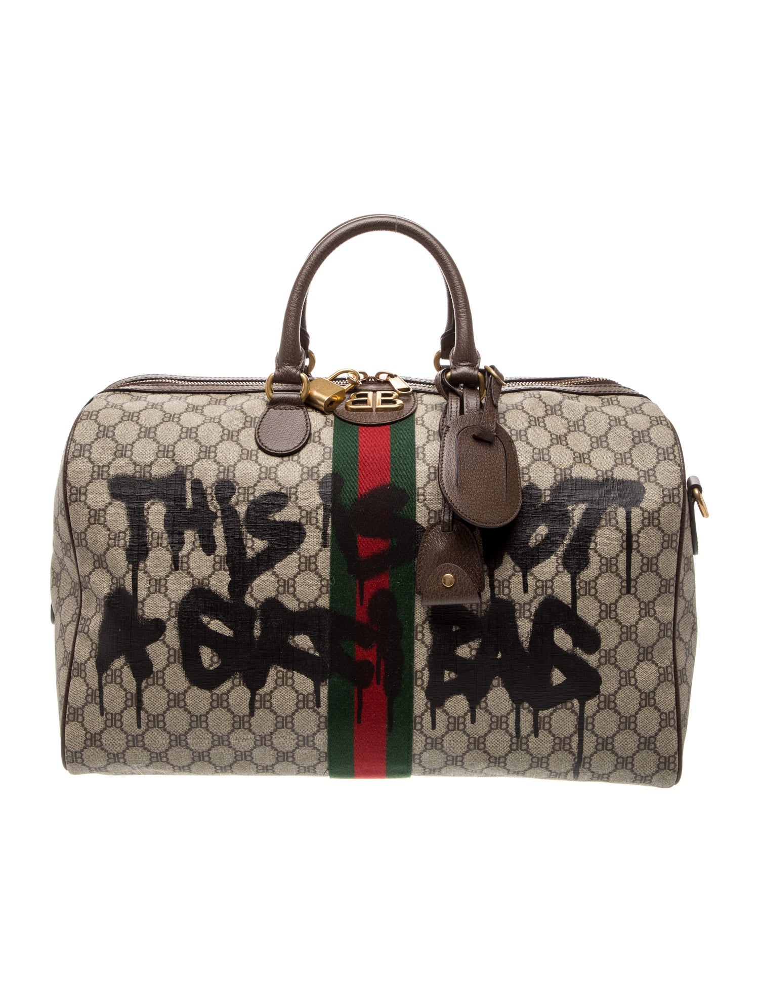 Gucci x Balenciaga Web x Gucci The Hacker Project Medium Duffle