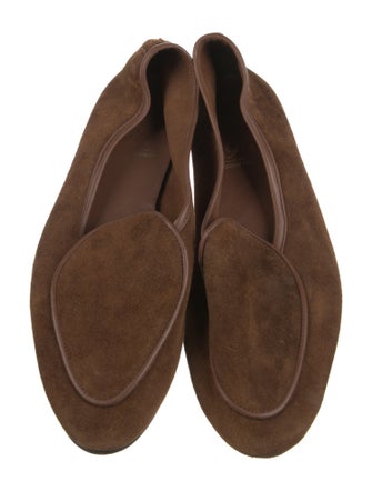 George Cleverley Suede Loafers