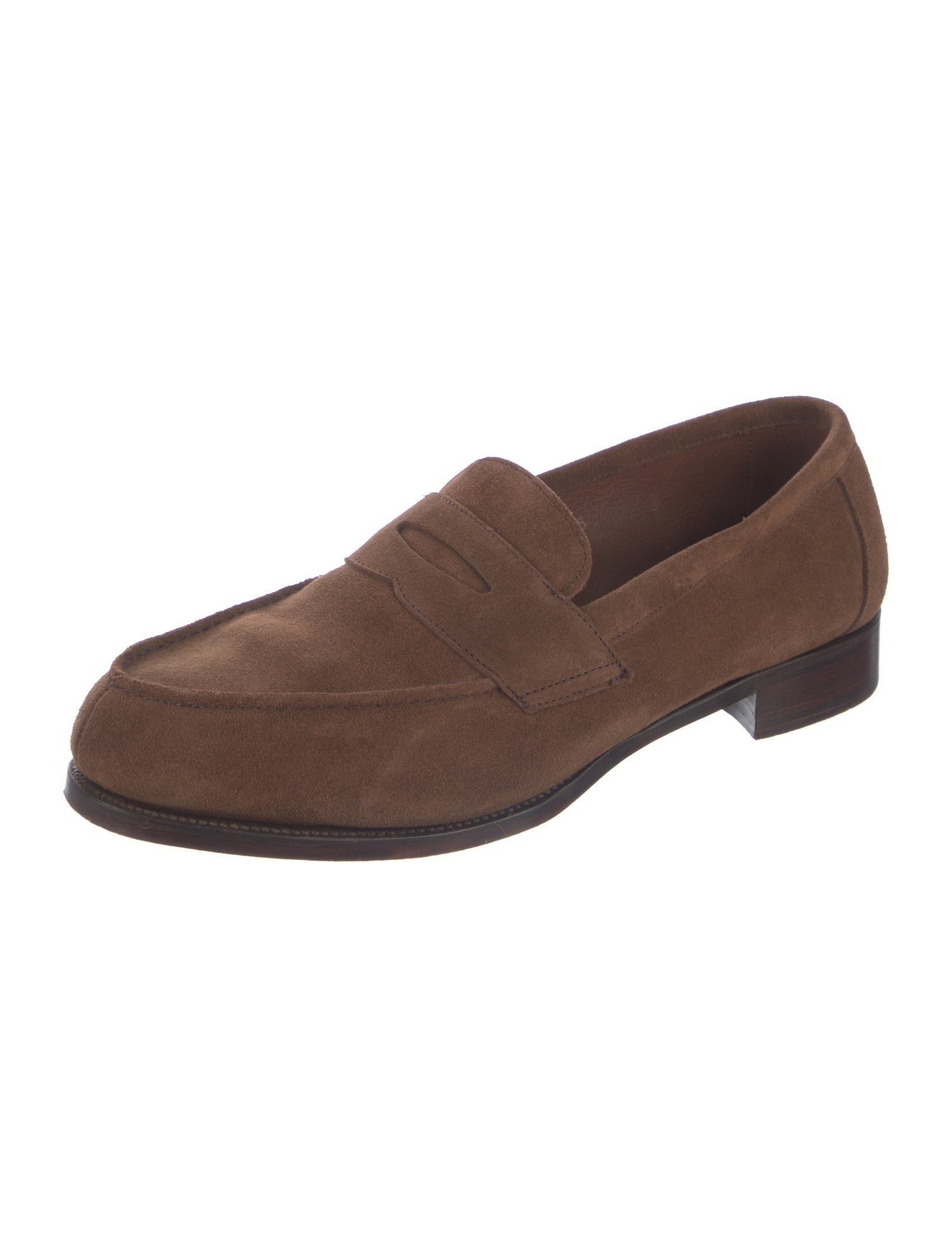 George Cleverley Suede Dress Loafers
