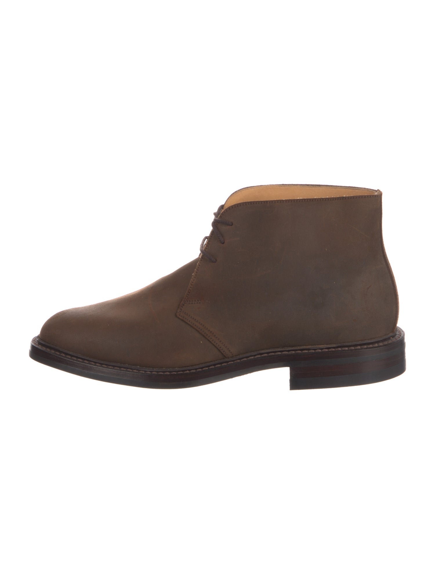 George Cleverley Suede Lace-Up Boots