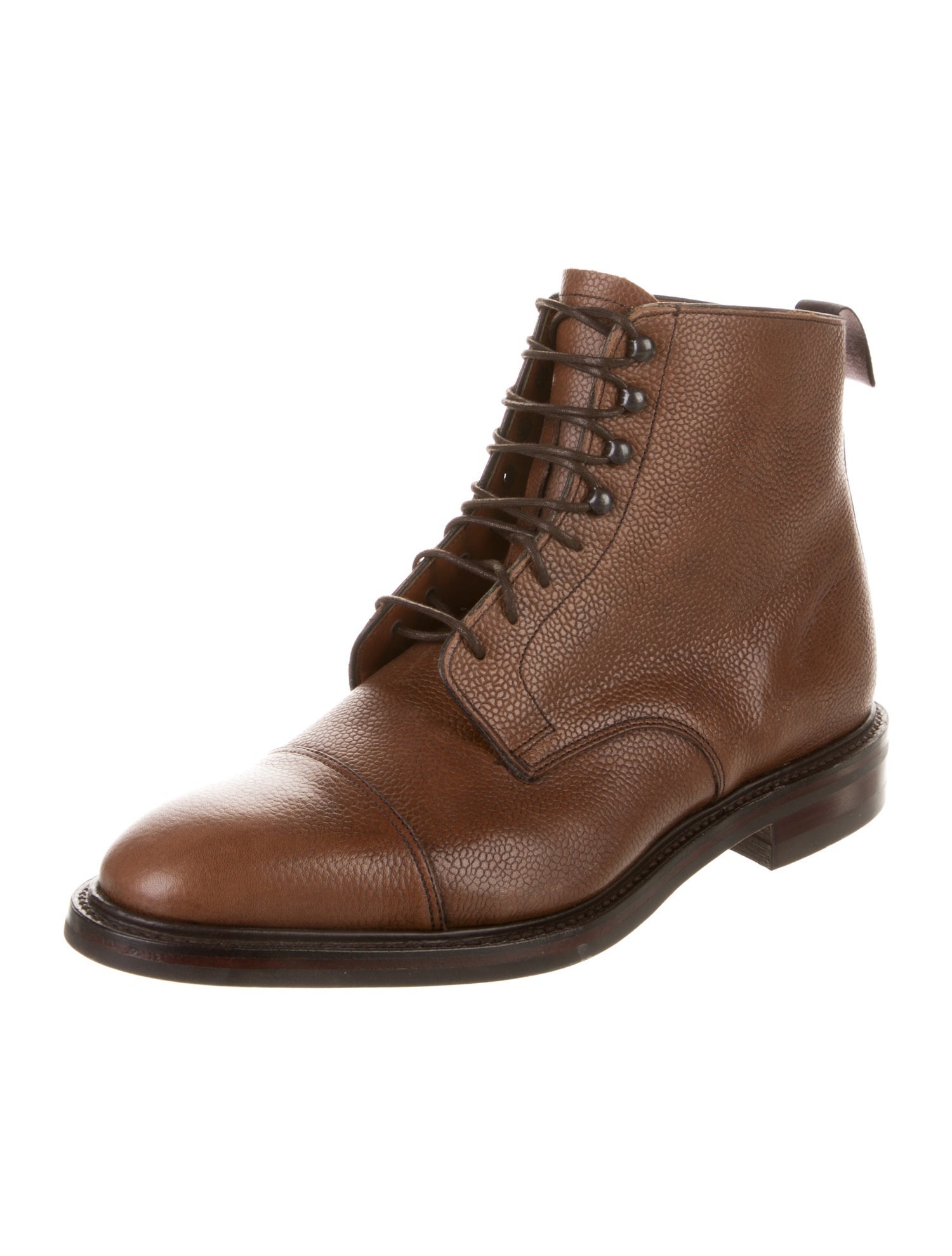 George Cleverley Leather Lace-Up Boots