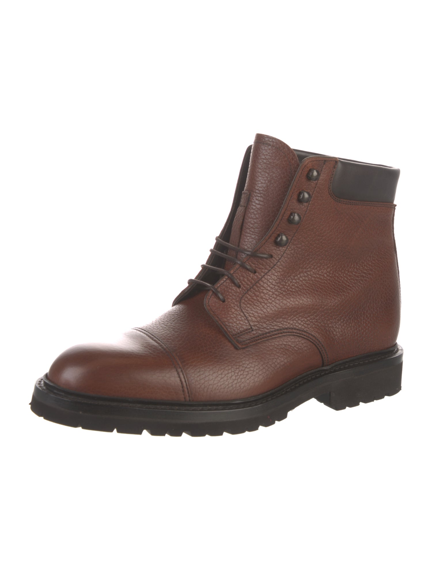 George Cleverley Leather Lace-Up Boots