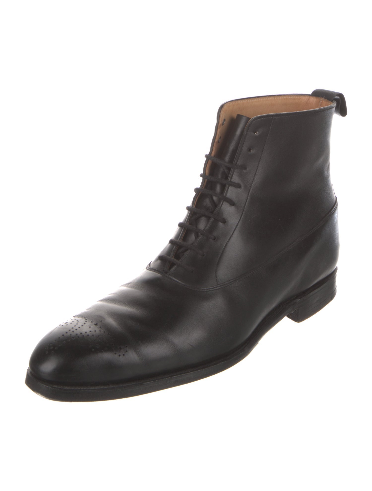 George Cleverley Leather Lace-Up Boots