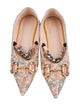 Gucci x Liberty Floral Print Chain-Link Accents Mary Jane Flats