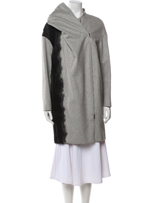 Gabriele Colangelo Fleece Colorblock Pattern Coat