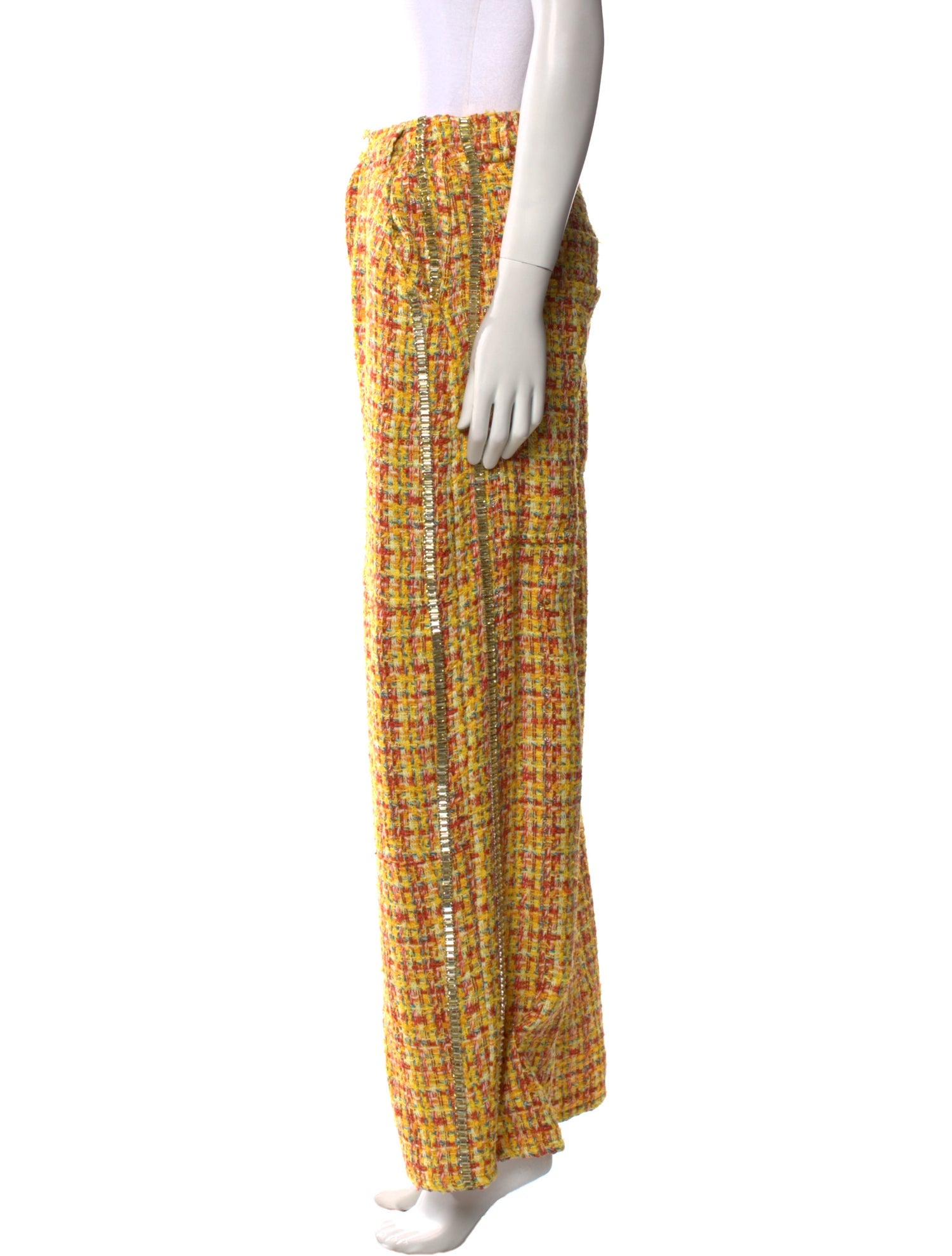 Collina Strada x Gucci Continuum Plaid Print Wide Leg Pants w/ Tags