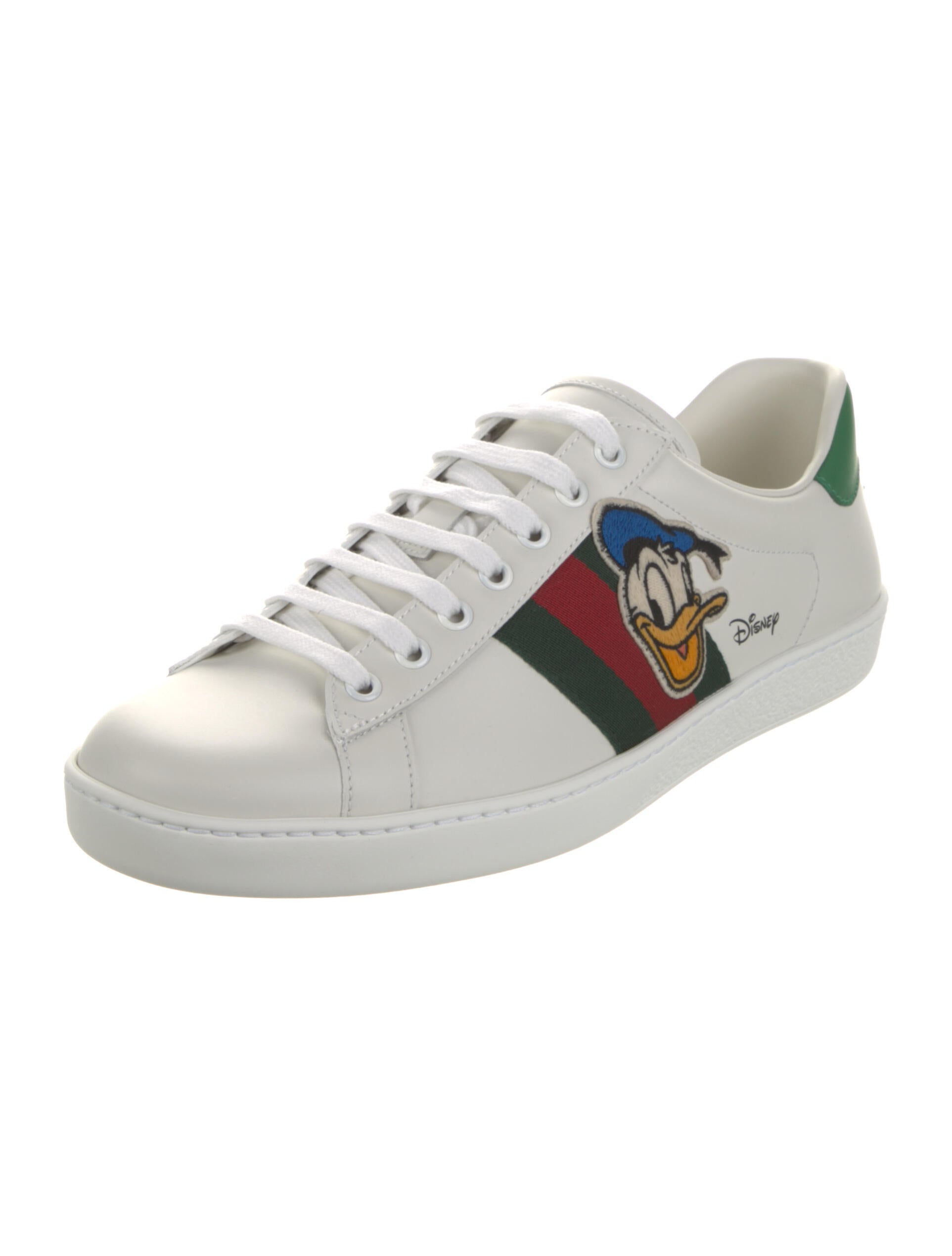 Gucci x Disney Donald Duck Ace Sneakers White Sneakers, Shoes GDUIC20174 The RealReal