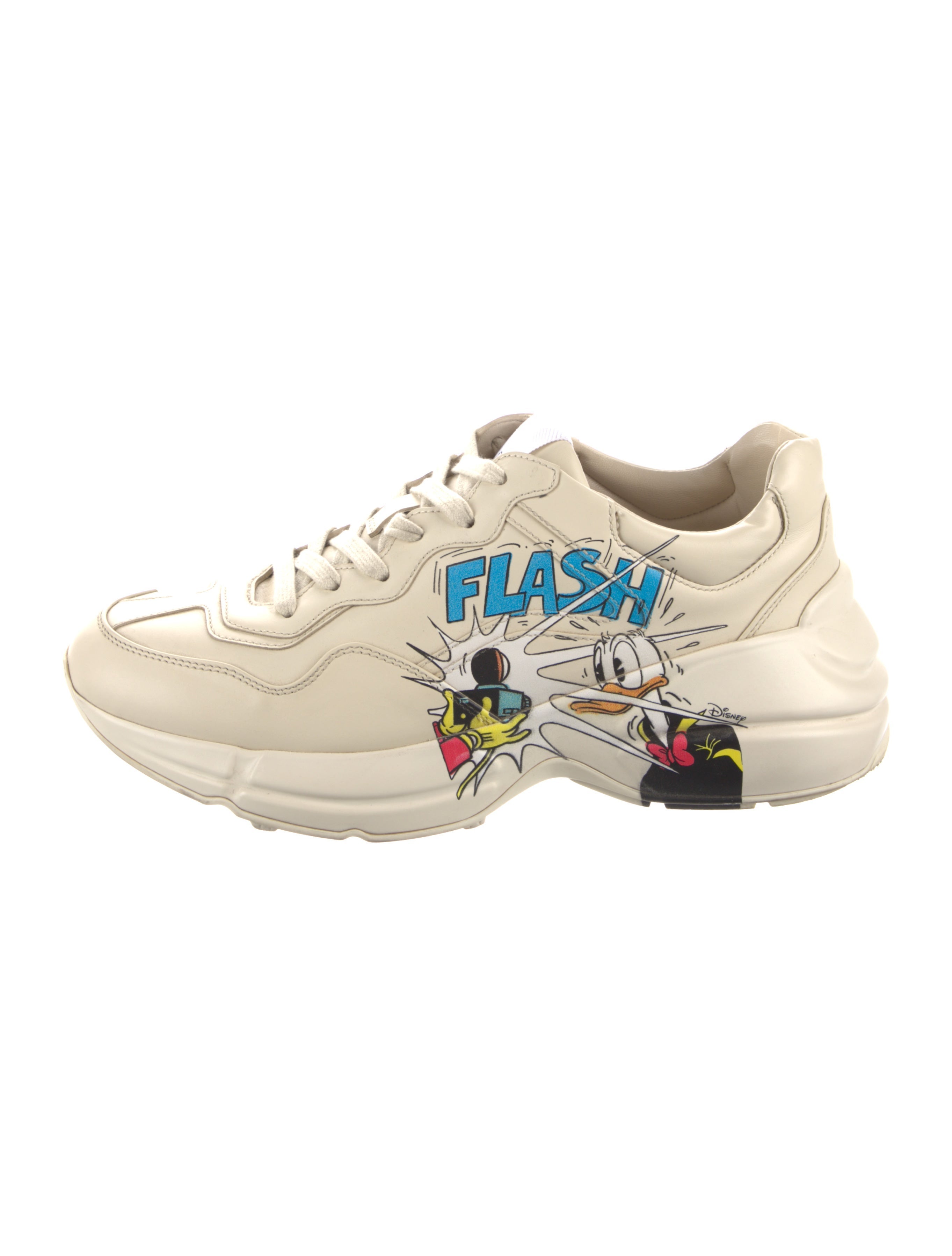 Gucci x Disney Donald Duck Rhyton Low Top Chunky Sneakers - Neutrals ...