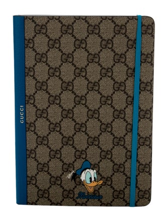 Gucci x Disney GG Supreme Large Donald Duck Notebook