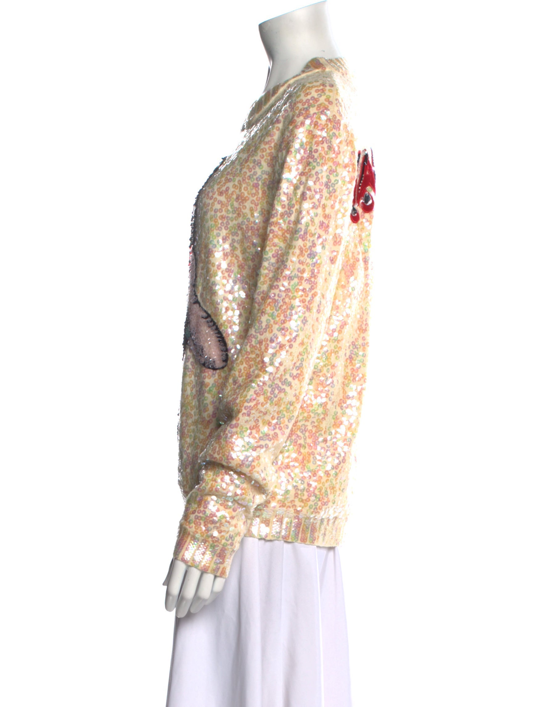 Gucci x Disney Snow White Sequin Graphic Print Sweatshirt