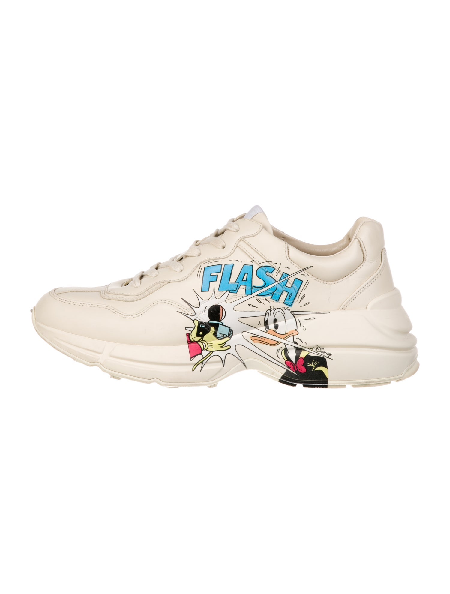 Gucci x Disney Rython "Donald Duck Flash" Sneakers