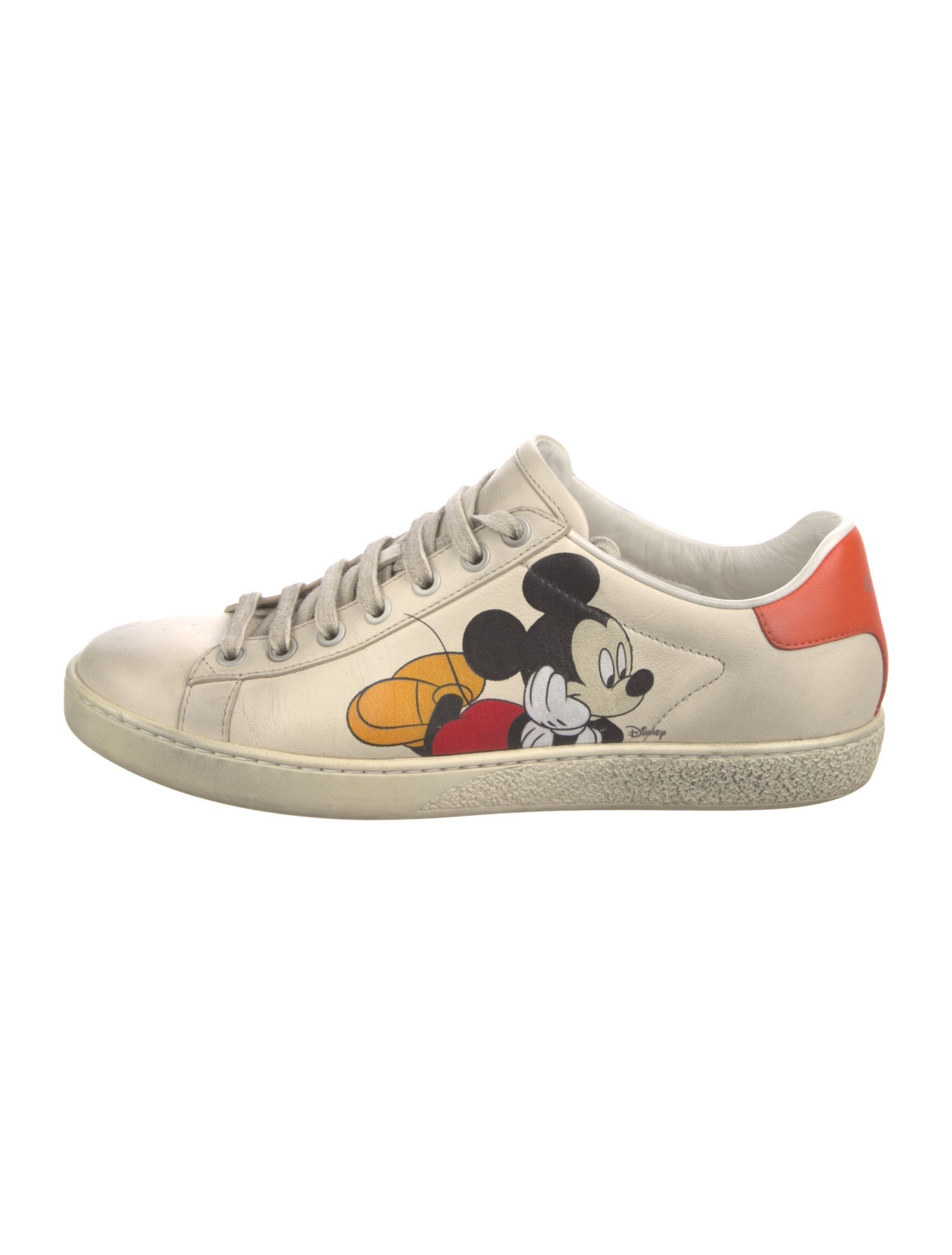 Gucci x Disney Leather Graphic Print Sneakers