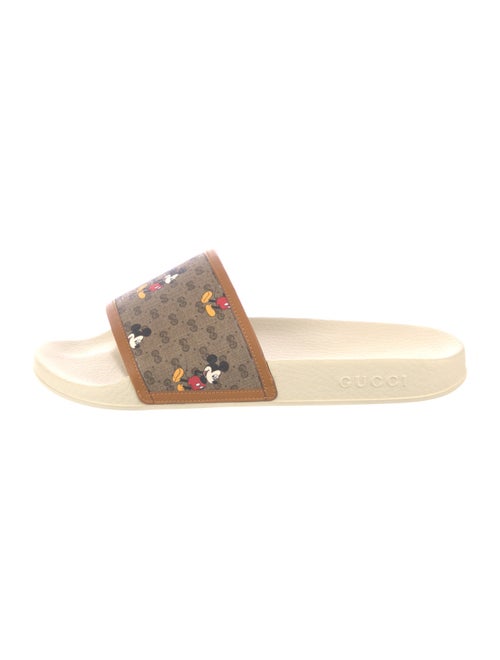 Gucci x Disney Micro GG Monogram Printed Slides