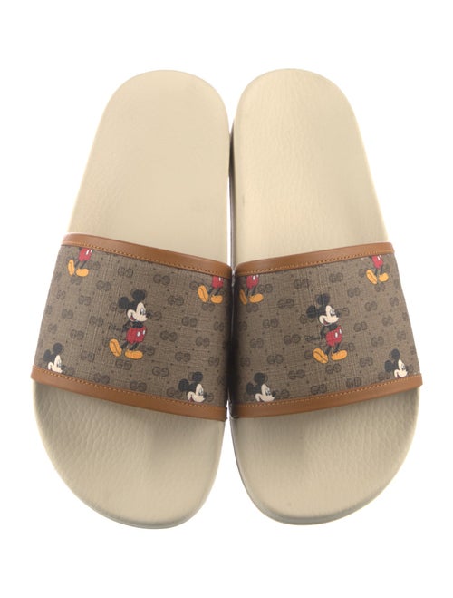 Gucci x Disney Micro GG Monogram Printed Slides