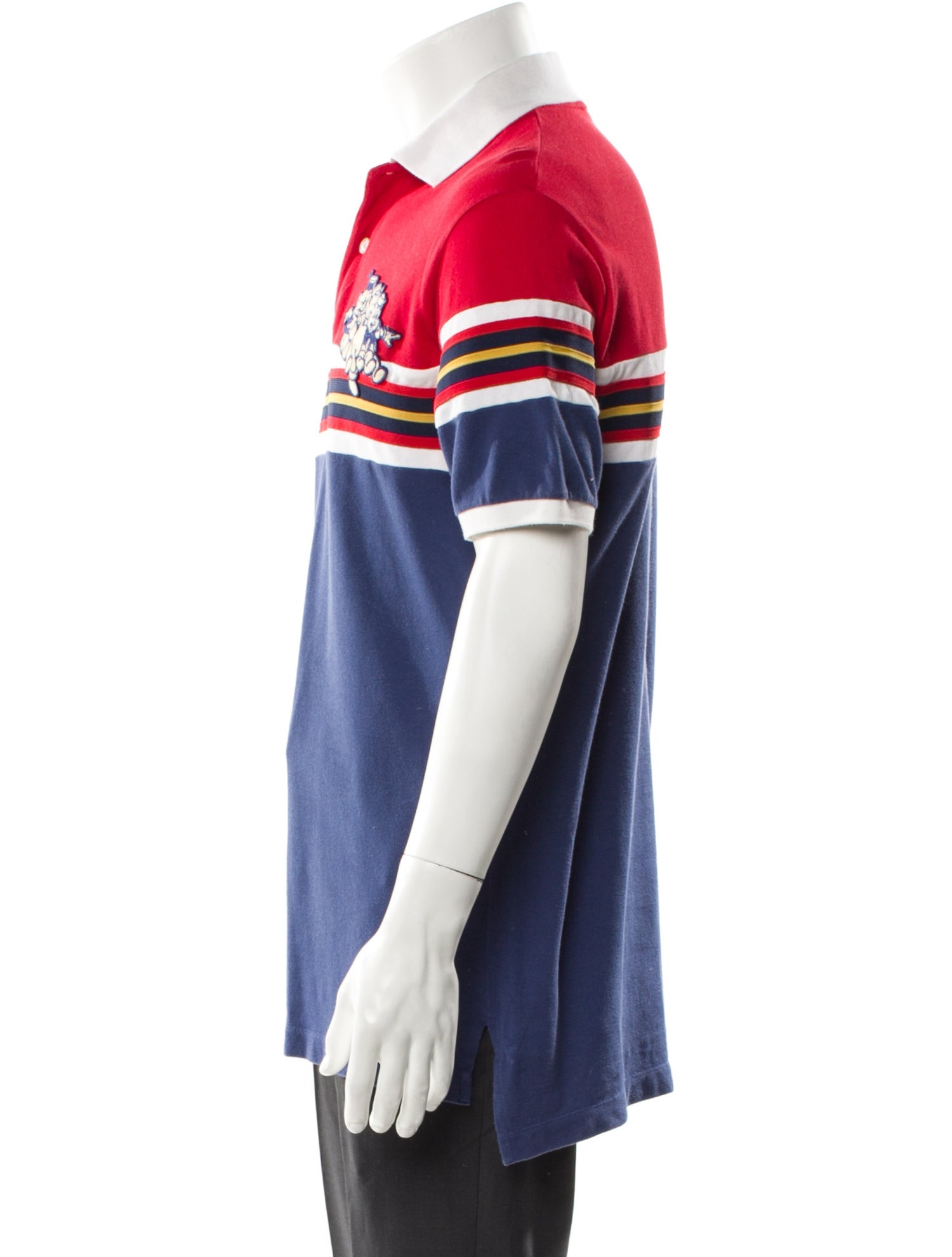 Gucci x Disney 2019 Colorblock Pattern Polo Shirt