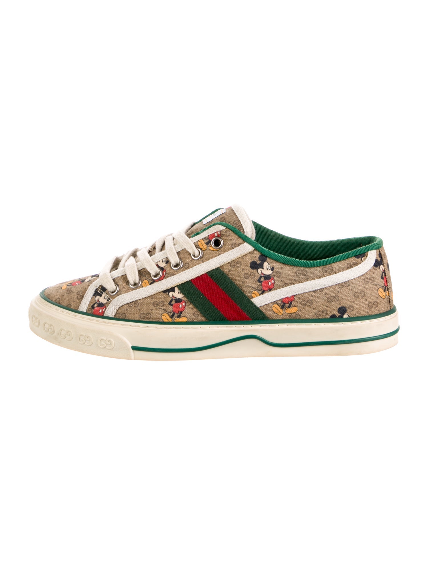 Gucci x Disney Micro GG Monogram Printed Athletic Sneakers