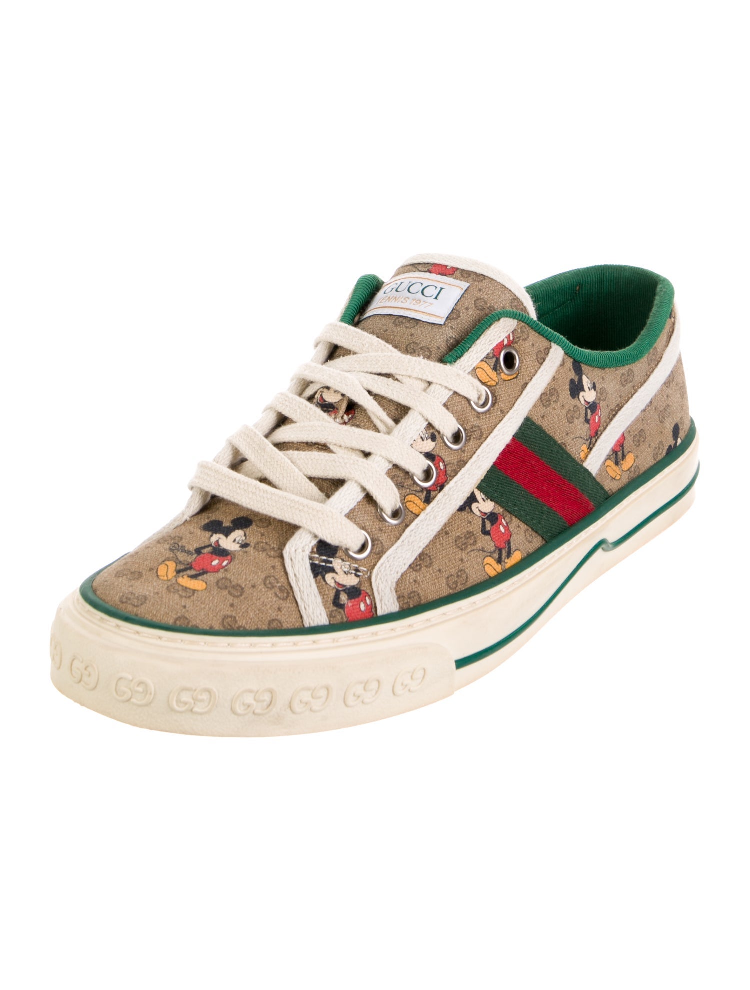 Gucci x Disney Micro GG Monogram Printed Athletic Sneakers