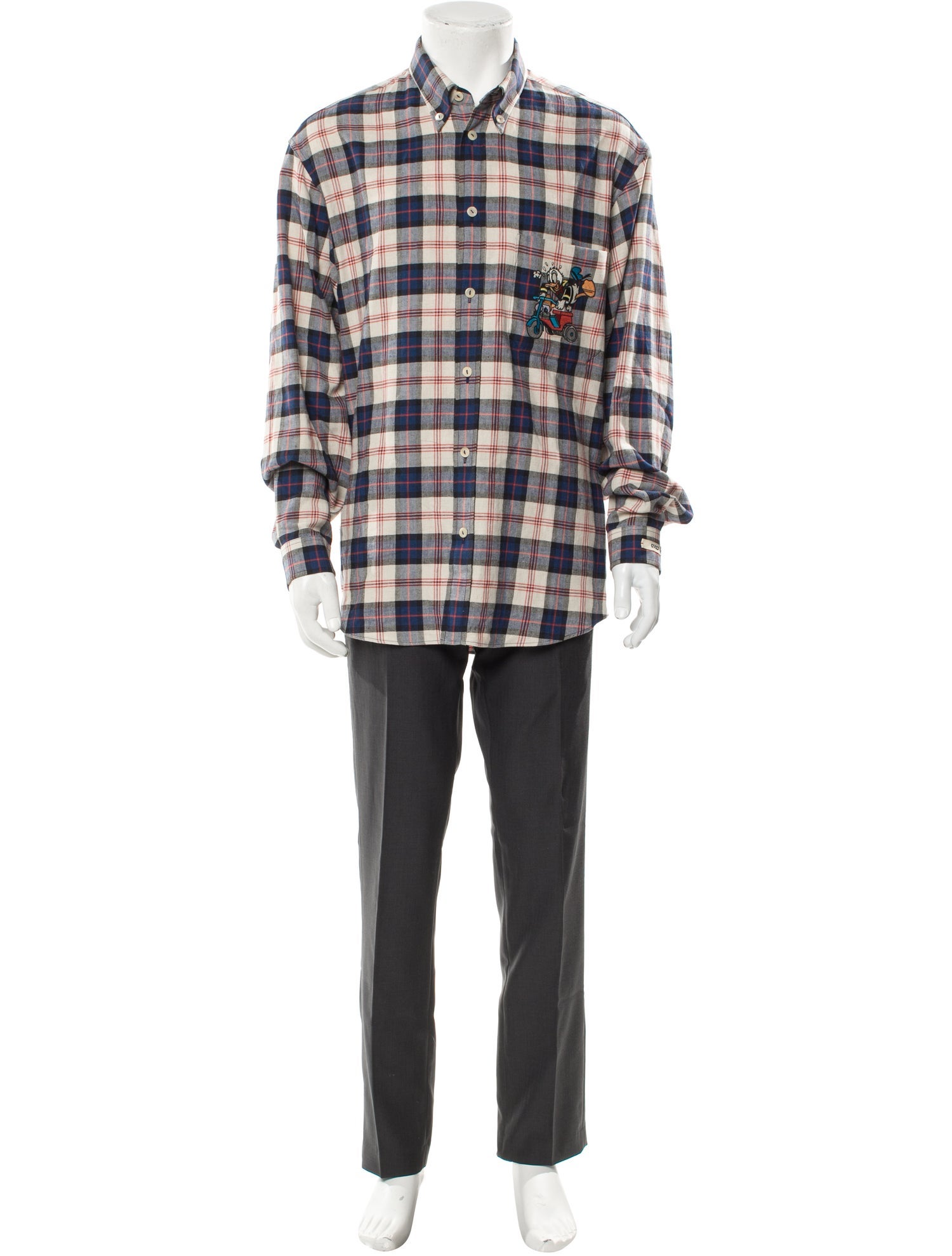 Gucci x Disney 2021 Plaid Print Shirt