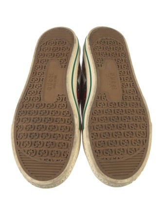 Gucci x Disney Web Accent Canvas Sneakers