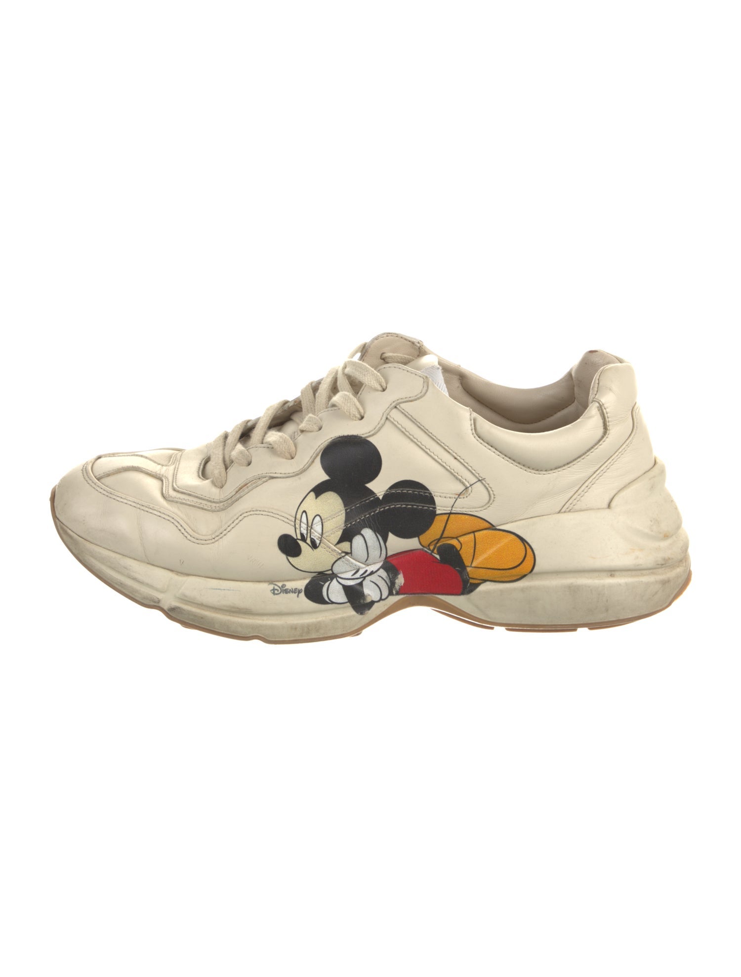 Gucci x Disney Signature Logo Leather Sneakers