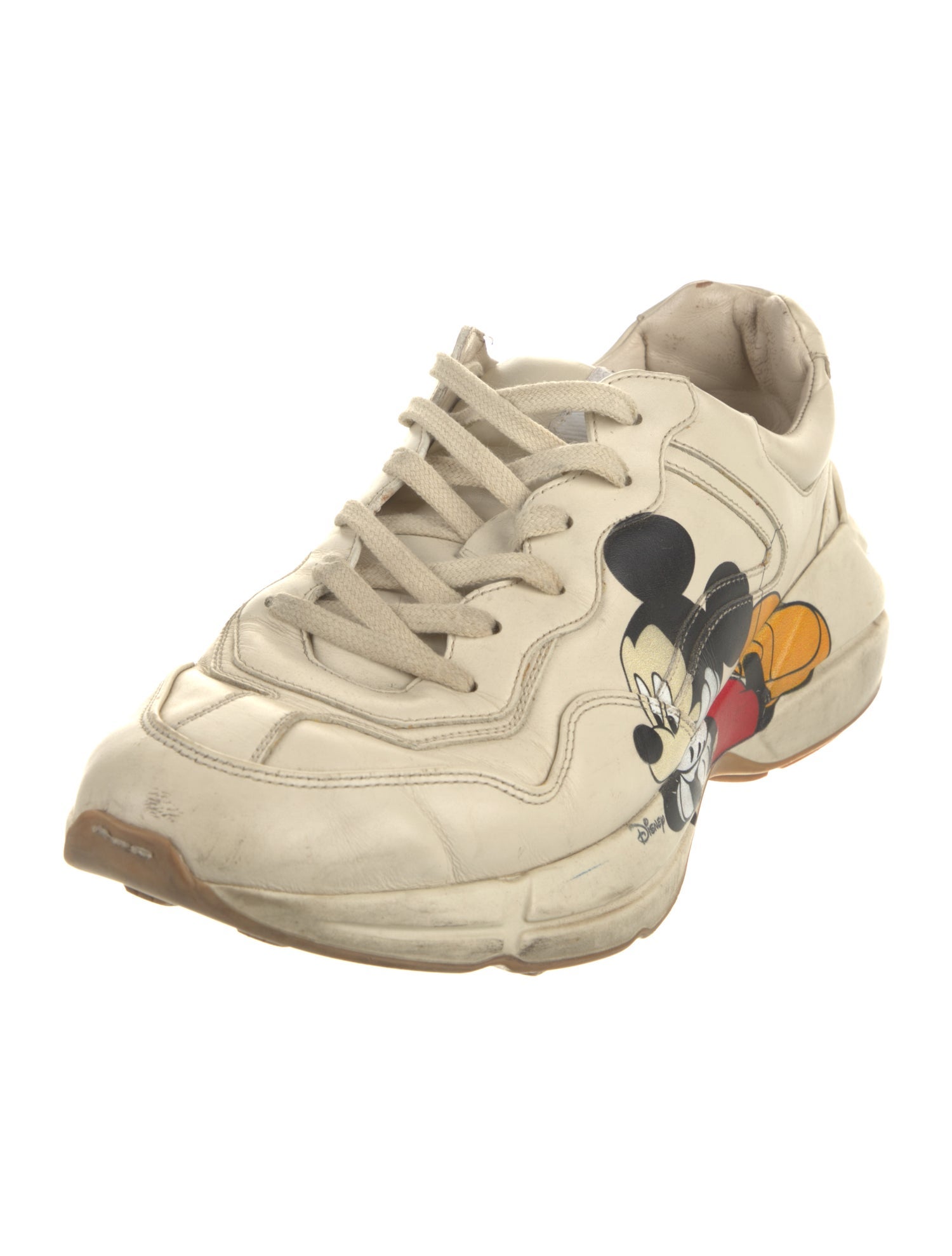 Gucci x Disney Signature Logo Leather Sneakers