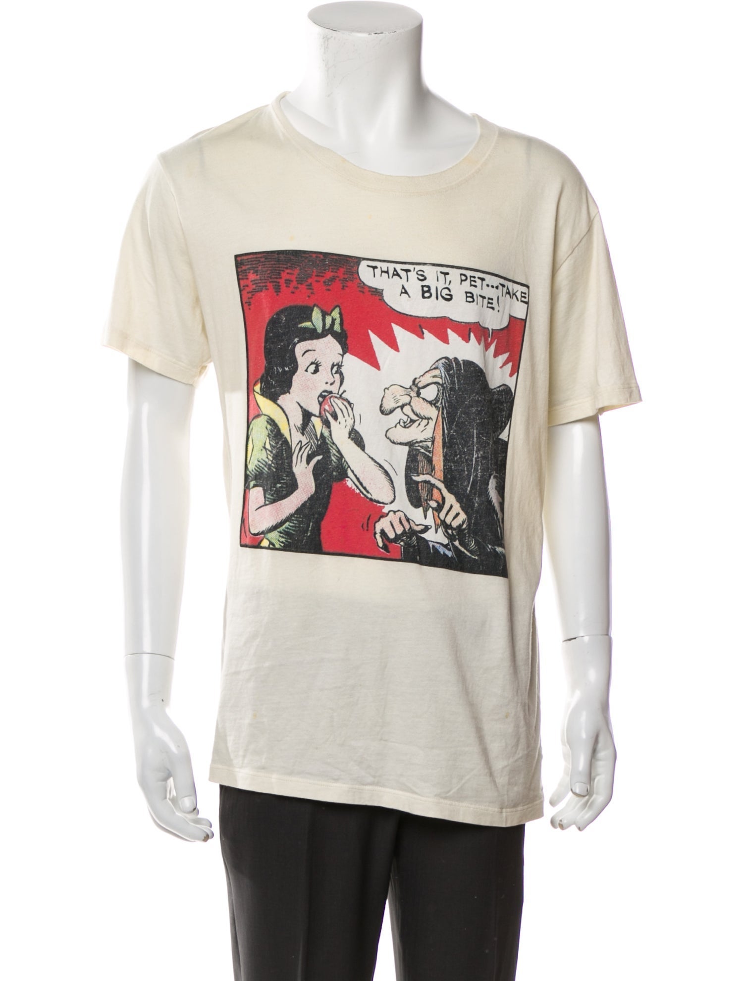 Gucci x Disney Graphic Print Scoop Neck T-Shirt