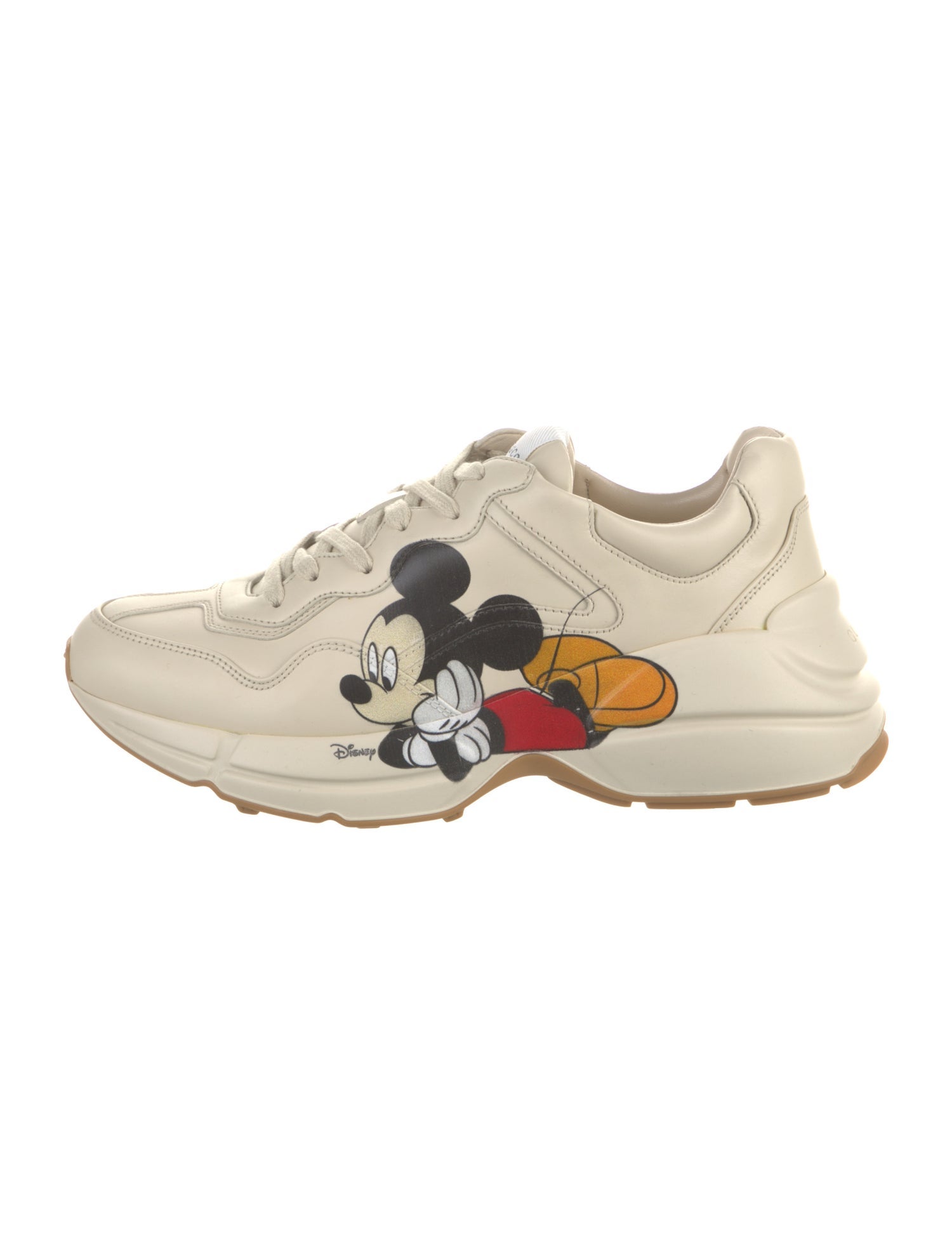 Gucci x Disney Leather Printed Sneakers w/ Tags