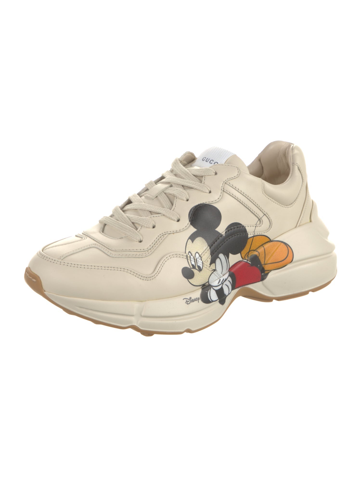 Gucci x Disney Leather Printed Sneakers w/ Tags